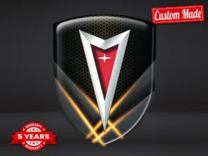 Pontiac Logo Pegatina Pro Máximo Diseño Estilo Resistente
